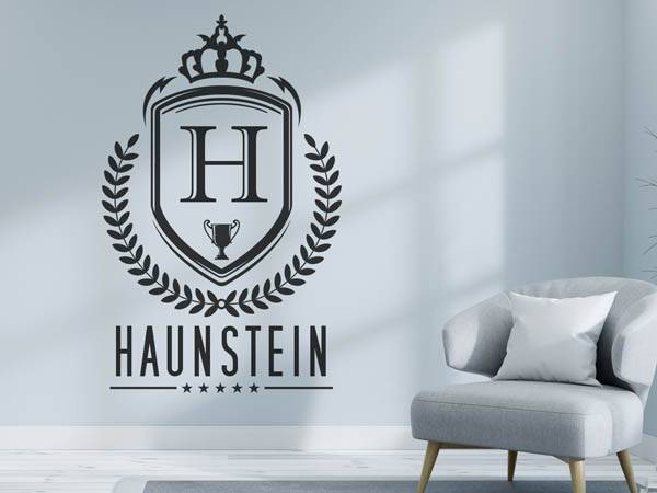 Wandtattoo Haunstein Wappen