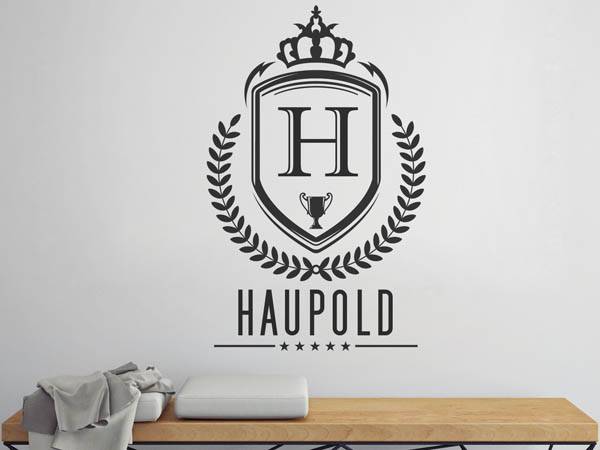 Wandtattoo Haupold Wappen