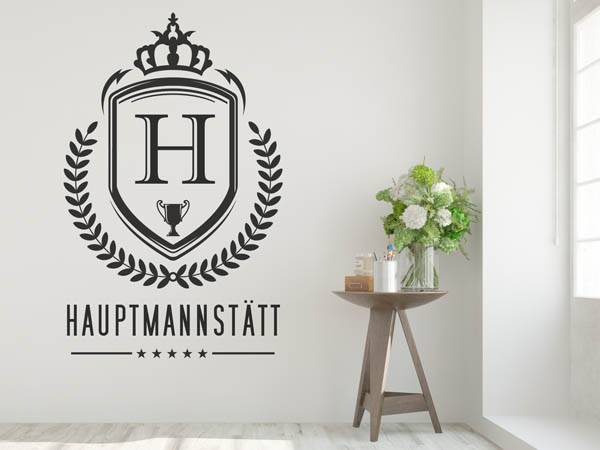 Wandtattoo Hauptmannstätt Wappen