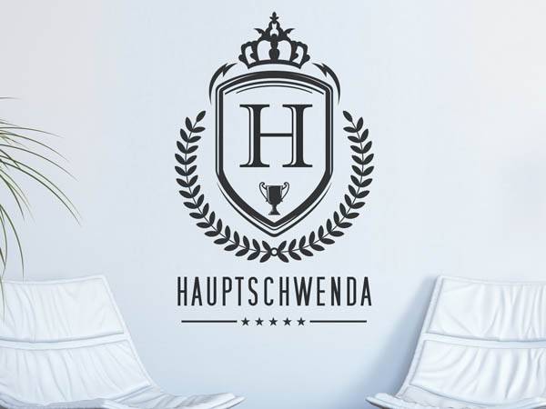 Wandtattoo Hauptschwenda Wappen