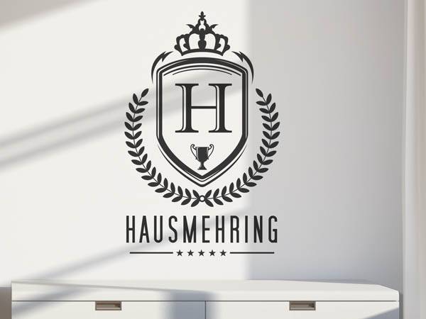 Wandtattoo Hausmehring Wappen