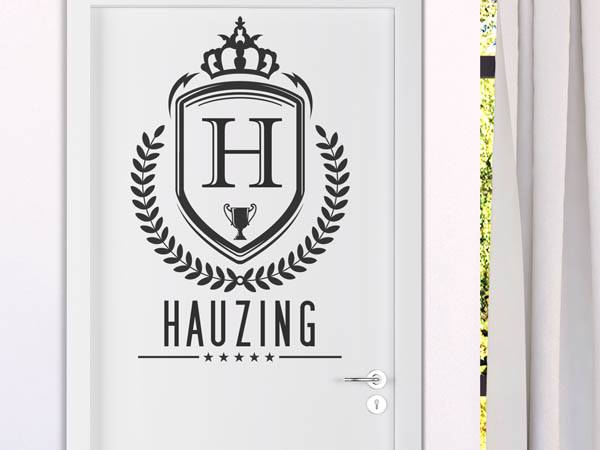 Wandtattoo Hauzing Wappen