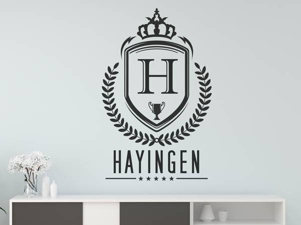 Wandtattoo Hayingen Wappen