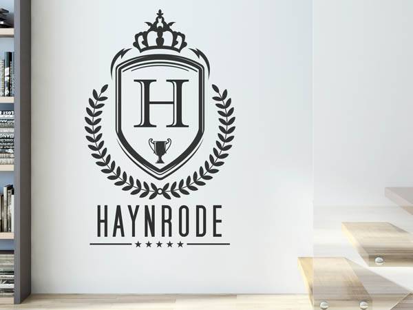 Wandtattoo Haynrode Wappen