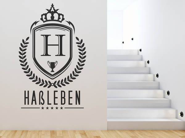 Wandtattoo Haßleben Wappen