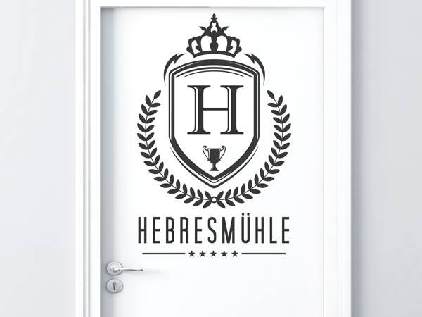 Wandtattoo Hebresmühle Wappen