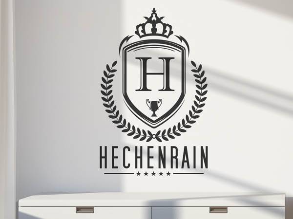 Wandtattoo Hechenrain Wappen