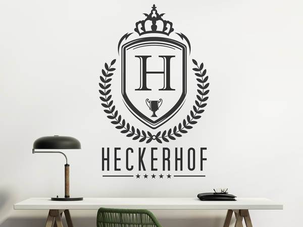 Wandtattoo Heckerhof Wappen