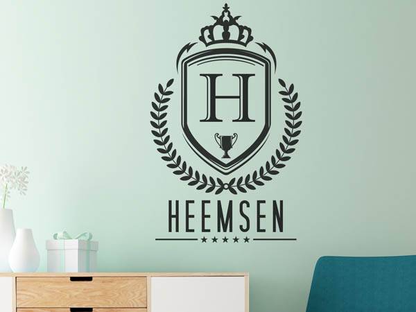Wandtattoo Heemsen Wappen