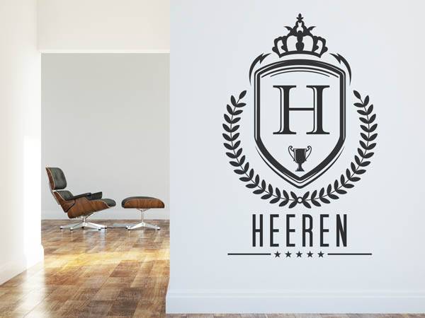 Wandtattoo Heeren Wappen