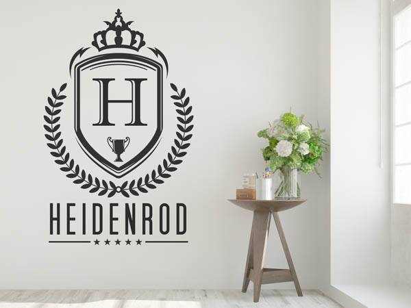 Wandtattoo Heidenrod Wappen