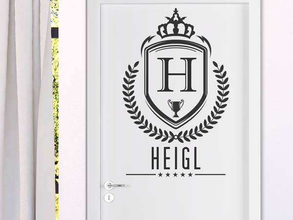 Wandtattoo Heigl Wappen