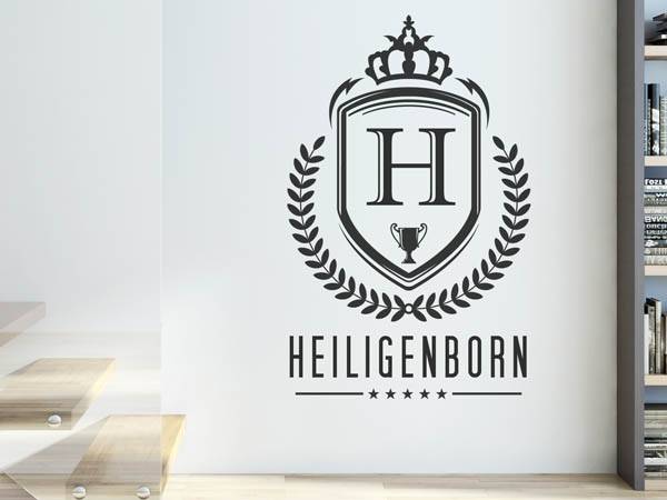 Wandtattoo Heiligenborn Wappen