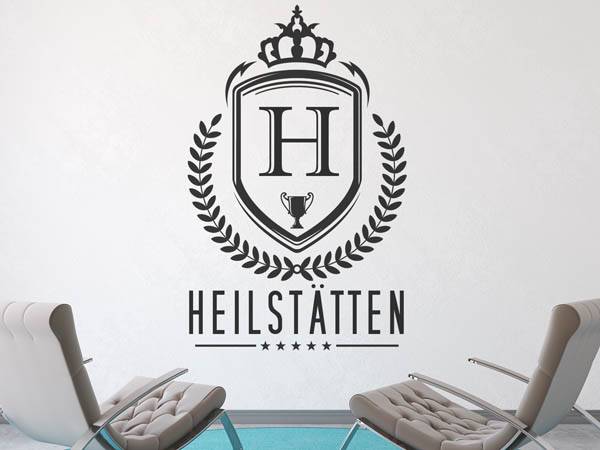 Wandtattoo Heilstätten Wappen