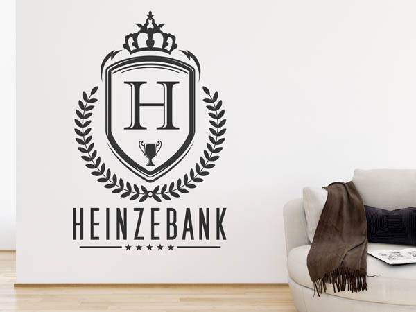 Wandtattoo Heinzebank Wappen