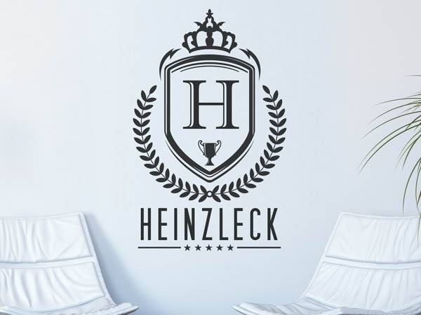 Wandtattoo Heinzleck Wappen