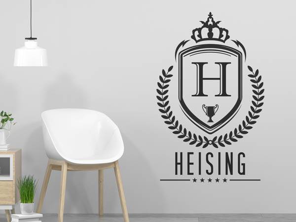 Wandtattoo Heising Wappen