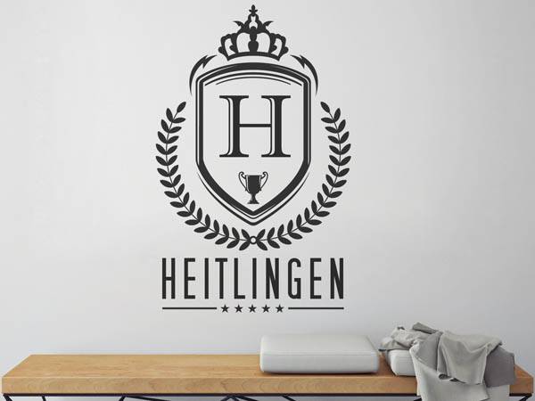 Wandtattoo Heitlingen Wappen