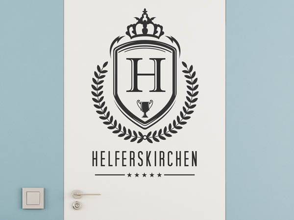 Wandtattoo Helferskirchen Wappen
