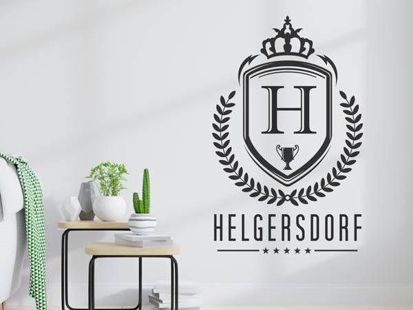 Wandtattoo Helgersdorf Wappen