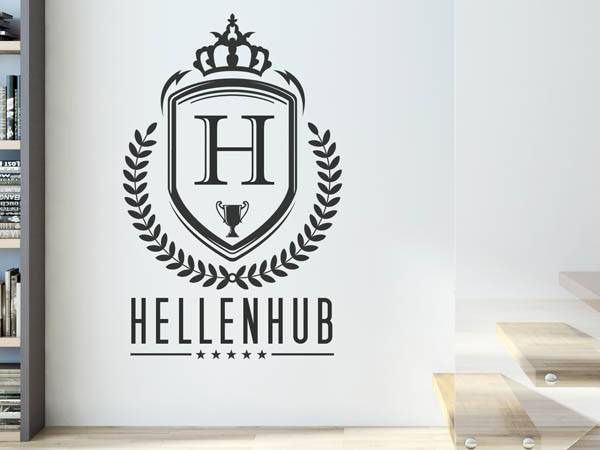 Wandtattoo Hellenhub Wappen