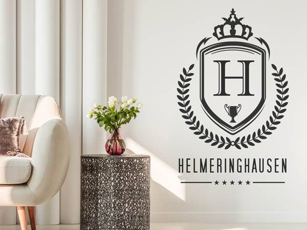 Wandtattoo Helmeringhausen Wappen