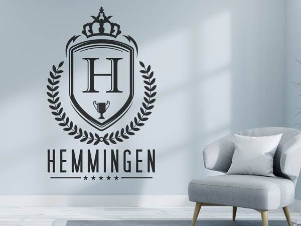 Wandtattoo Hemmingen Wappen
