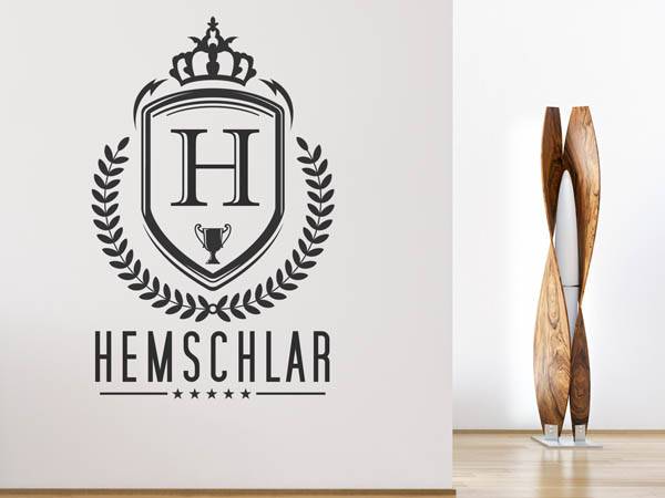 Wandtattoo Hemschlar Wappen