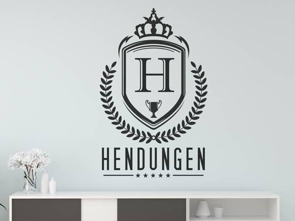 Wandtattoo Hendungen Wappen