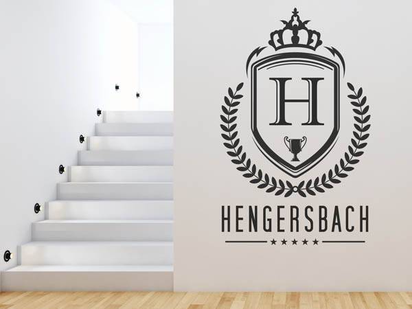 Wandtattoo Hengersbach Wappen