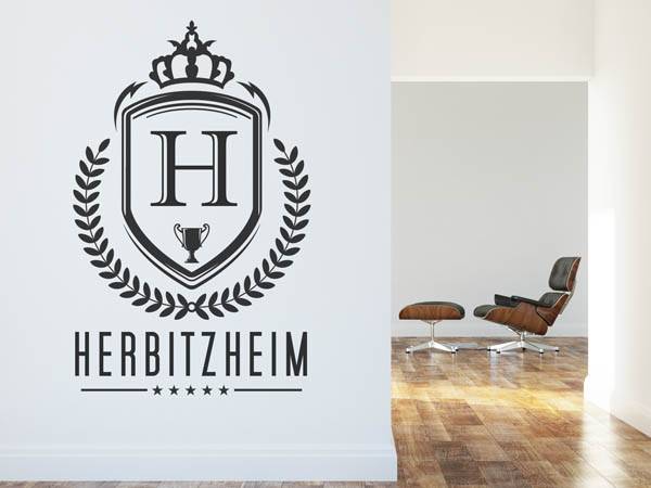 Wandtattoo Herbitzheim Wappen