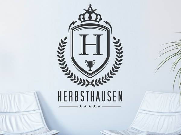 Wandtattoo Herbsthausen Wappen