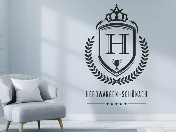 Wandtattoo Herdwangen-Schönach Wappen
