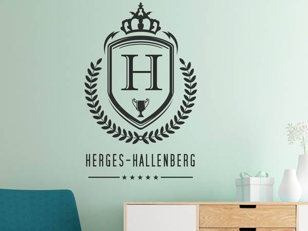 Wandtattoo Herges-Hallenberg Wappen