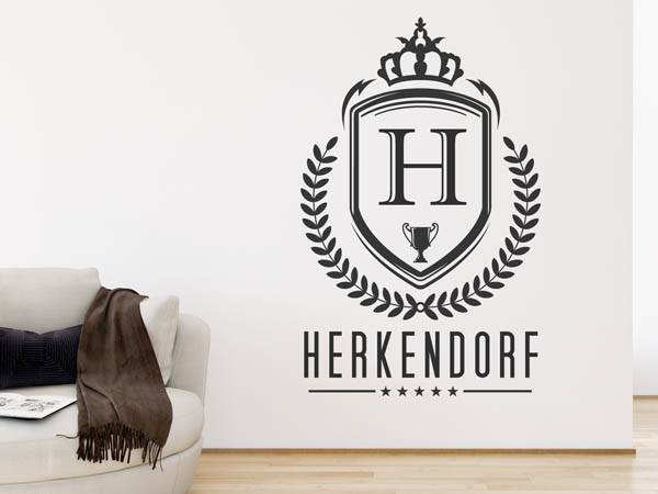 Wandtattoo Herkendorf Wappen