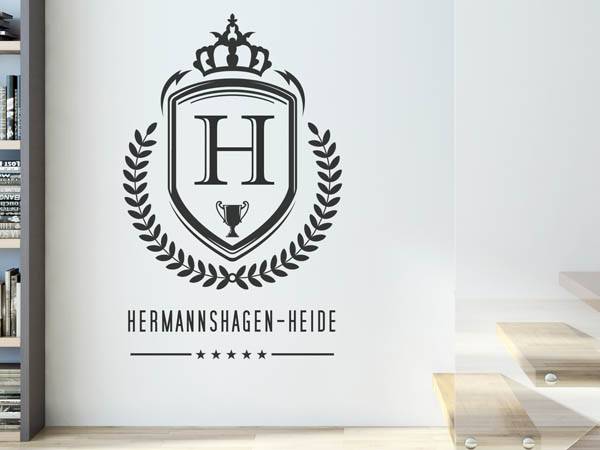 Wandtattoo Hermannshagen-Heide Wappen