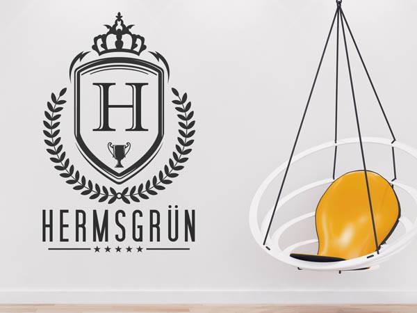 Wandtattoo Hermsgrün Wappen