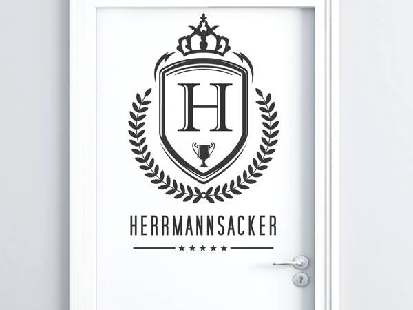 Wandtattoo Herrmannsacker Wappen
