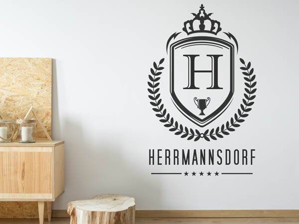 Wandtattoo Herrmannsdorf Wappen