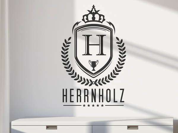 Wandtattoo Herrnholz Wappen
