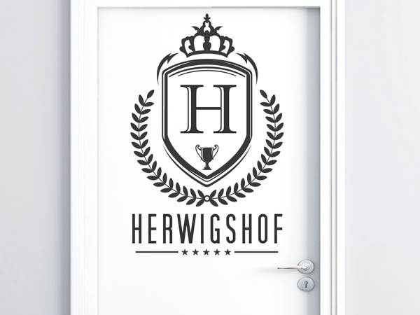 Wandtattoo Herwigshof Wappen