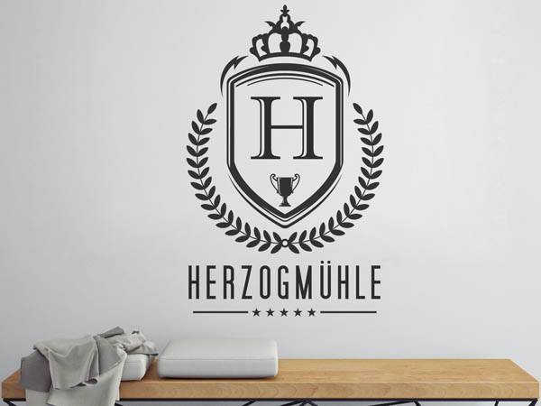 Wandtattoo Herzogmühle Wappen