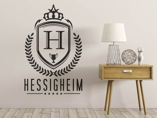 Wandtattoo Hessigheim Wappen