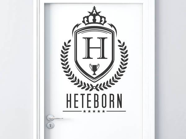 Wandtattoo Heteborn Wappen