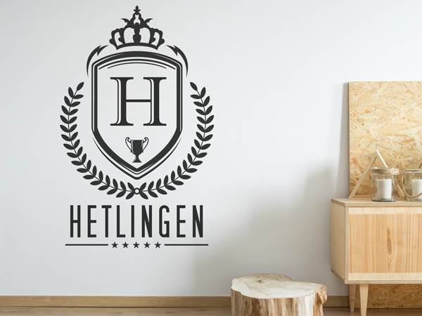 Wandtattoo Hetlingen Wappen