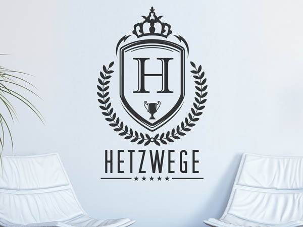 Wandtattoo Hetzwege Wappen