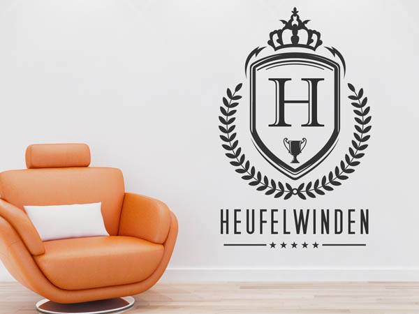 Wandtattoo Heufelwinden Wappen