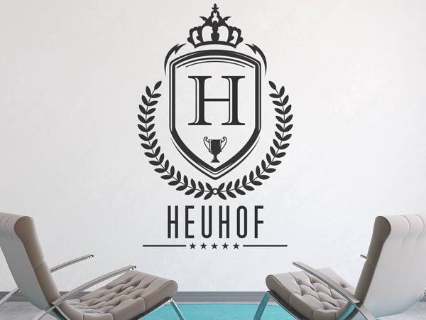 Wandtattoo Heuhof Wappen
