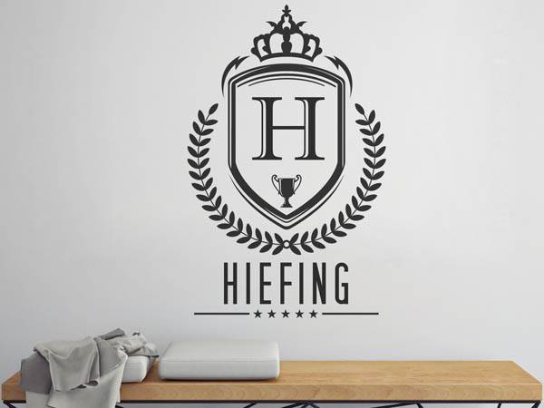 Wandtattoo Hiefing Wappen