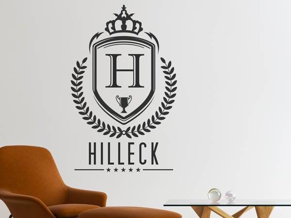 Wandtattoo Hilleck Wappen